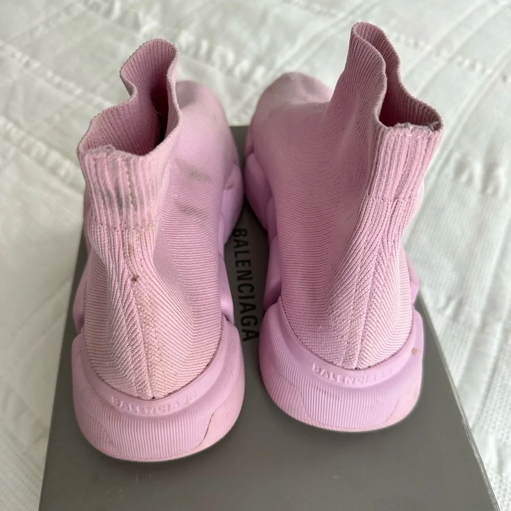 Balenciaga trainers pink- Sz 38 (8) - Picture 4 of 6